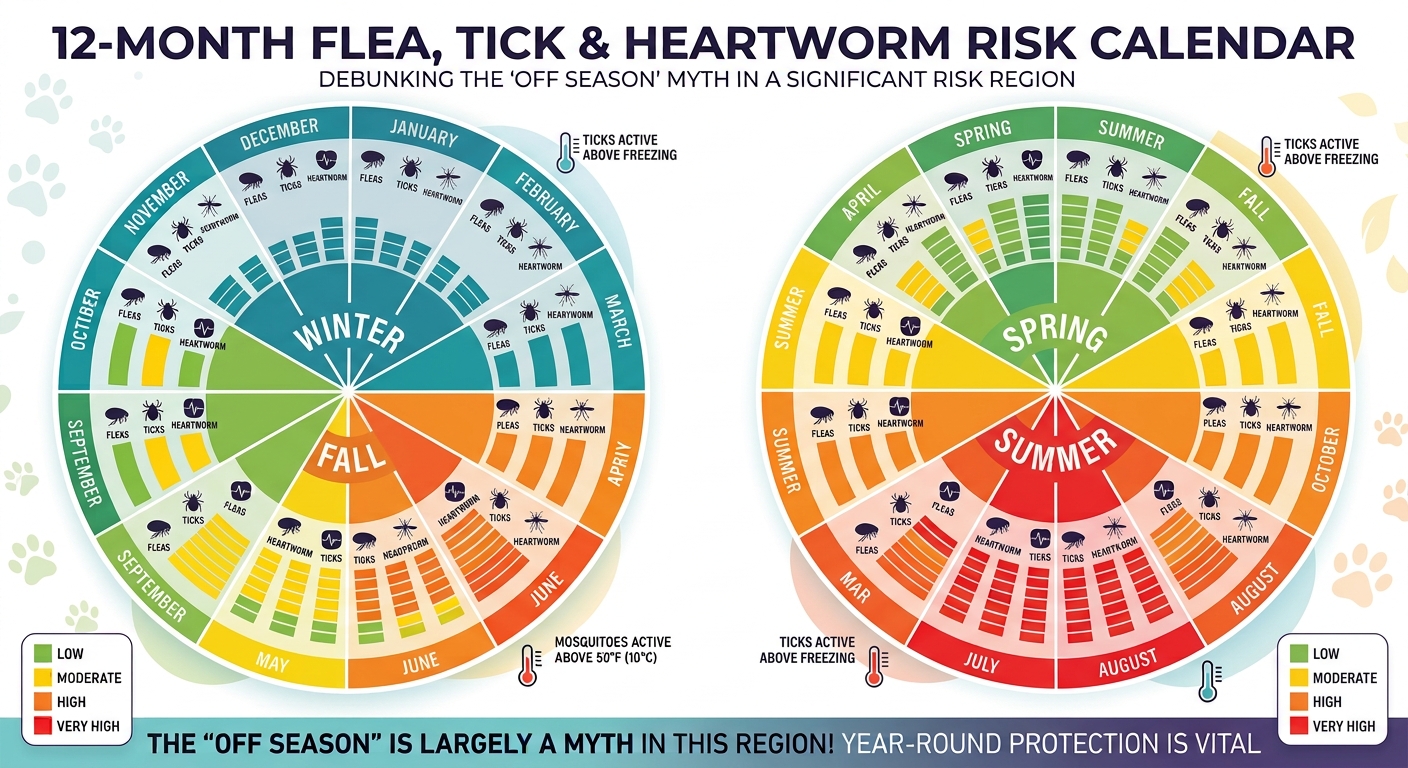 Flea and Tick Prevention in Mississauga: A Year-Round Parasite Prevention Calendar