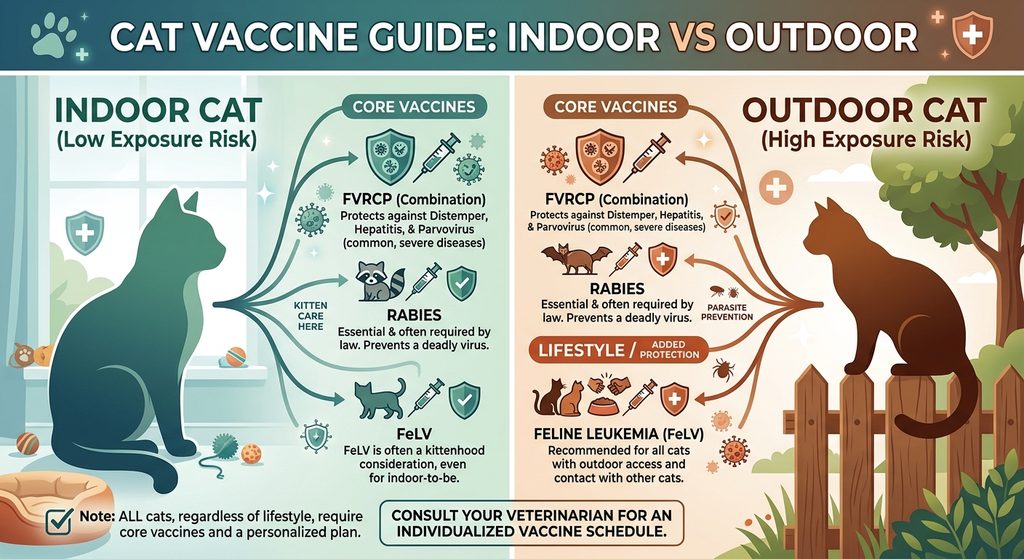 Cat Vaccinations in Mississauga: What Indoor and Outdoor Cats Actually Need