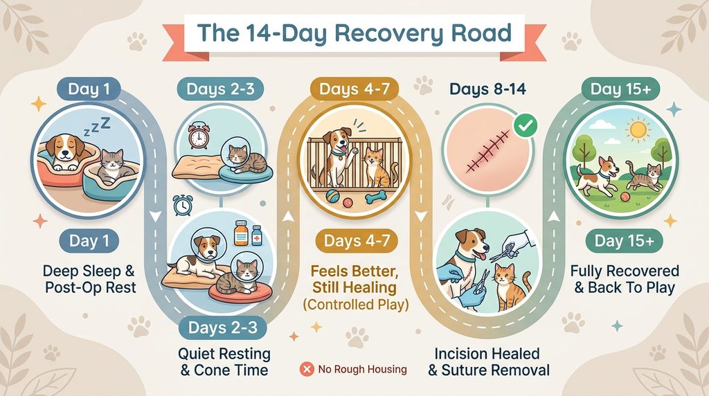 Spay Surgery Recovery: What to Expect After Spay and Neuter Surgery and How to Help Your Pet Heal